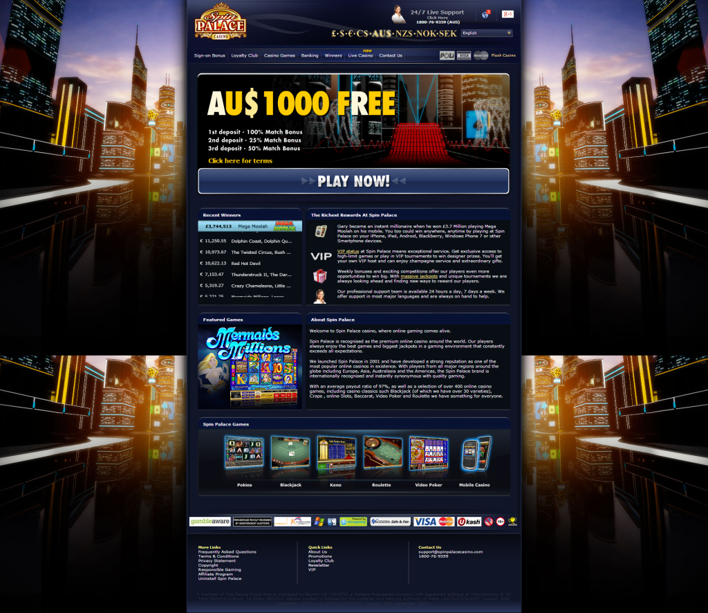 spin palace online casino nz spin palace online casino nz